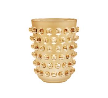 Lalique vase mossi xxl vase in gold luster crystal Mossi xxl vase in gold luster crystal - Lalique